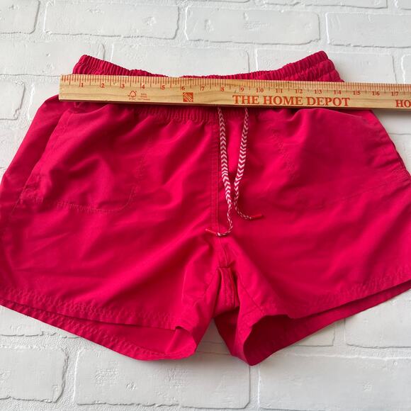 The North Face Women's Bright Pink Shorts with Chevron Drawstring -sz M - Picture 4 of 6
